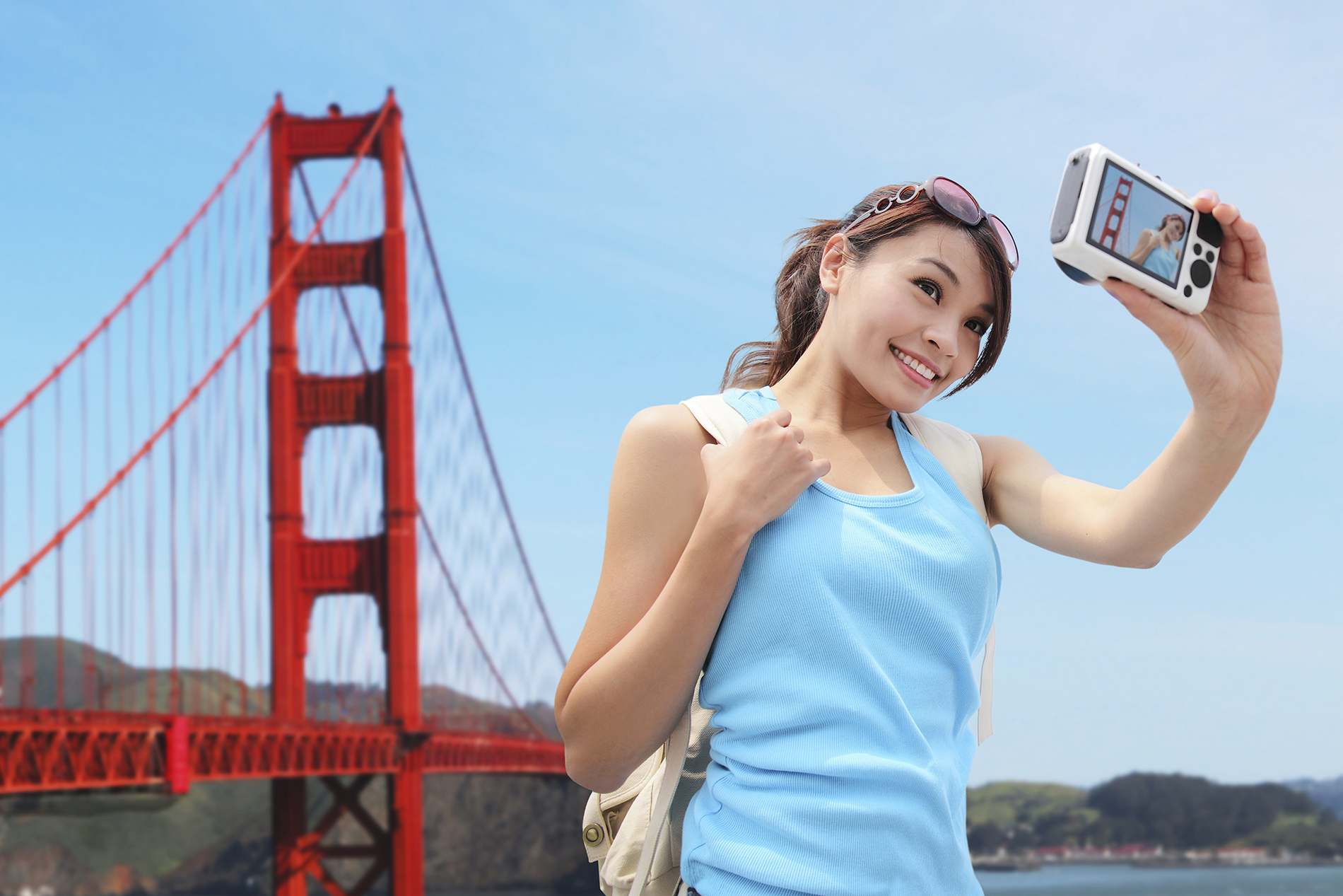 tourist in California