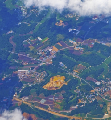 aerial view of a city