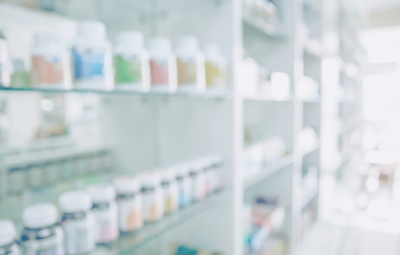 Pharmacy shelf